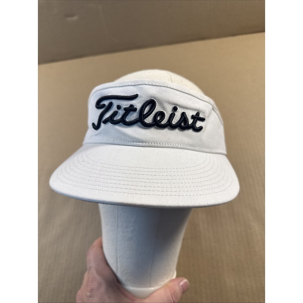 Titleist Tour Visor Mens White Footjoy FJ Hat- New with tag